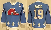 Youth Quebec Nordiques #19 Sakic Light Blue CCM Throwback Stitched NHL Jersey,baseball caps,new era cap wholesale,wholesale hats