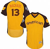 Baltimore Orioles #13 Manny Machado Gold Men's 2016 All Star American League Stitched Baseball Jersey,baseball caps,new era cap wholesale,wholesale hats