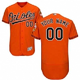 Baltimore Orioles Customized Orange Men's New Cool Base Stitched MLB Jersey,baseball caps,new era cap wholesale,wholesale hats