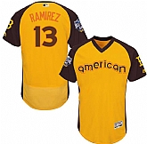 Boston Red Sox #13 Hanley Ramirez Gold Men's 2016 All Star American League Stitched Baseball Jersey,baseball caps,new era cap wholesale,wholesale hats