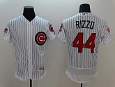 Chicago Cubs #44 Anthony Rizzo White Strip USA Independence Day 2016 Flexbase Collection Stitched Baseball Jersey,baseball caps,new era cap wholesale,wholesale hats