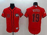 Cincinnati Reds #19 Joey Votto Red USA Independence Day 2016 Flexbase Collection Stitched Baseball Jersey,baseball caps,new era cap wholesale,wholesale hats
