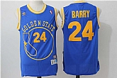 Golden State Warriors #24 Barry Throwback The City Blue Stitched NBA Jersey,baseball caps,new era cap wholesale,wholesale hats