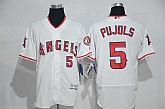 Los Angeles Angels Of Anaheim #5 Albert Pujols White 2016 Flexbase Collection Stitched Jersey,baseball caps,new era cap wholesale,wholesale hats