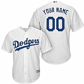 Los Angeles Dodgers Customized White Men's New Cool Base Stitched MLB Jersey,baseball caps,new era cap wholesale,wholesale hats