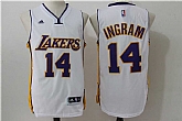 Los Angeles Lakers #14 Ingram White Swingman Stitched NBA Jersey,baseball caps,new era cap wholesale,wholesale hats