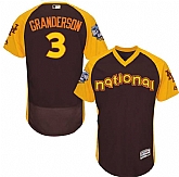 New York Mets #3 Curtis Granderson Brown Men's 2016 All Star National League Stitched Baseball Jersey,baseball caps,new era cap wholesale,wholesale hats
