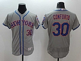 New York Mets #30 Michael Conforto Gray 2016 Flexbase Collection Stitched Baseball Jersey,baseball caps,new era cap wholesale,wholesale hats