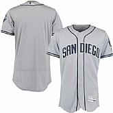 San Diego Padres Customized Men's Gray Flexbase Collection Stitched Baseball Jersey,baseball caps,new era cap wholesale,wholesale hats
