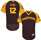 San Francisco Giants #12 Joe Panik Brown Men's 2016 All Star National League Stitched Baseball Jersey,baseball caps,new era cap wholesale,wholesale hats