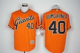 San Francisco Giants #40 Madison Bumgarner Orange Mitchell And Ness 1978 New Cool Base Pullover Stitched MLB Jersey,baseball caps,new era cap wholesale,wholesale hats