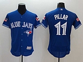 Toronto Blue Jays #11 Kevin Pillar Independence Day Blue 2016 Flexbase Collection Stitched Baseball Jersey,baseball caps,new era cap wholesale,wholesale hats