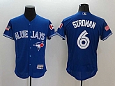 Toronto Blue Jays #6 Marcus Stroman Independence Day Blue 2016 Flexbase Collection Stitched Baseball Jersey,baseball caps,new era cap wholesale,wholesale hats