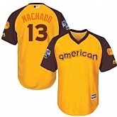 Youth Baltimore Orioles #13 Manny Machado Gold 2016 All Star American League Stitched Baseball Jersey,baseball caps,new era cap wholesale,wholesale hats