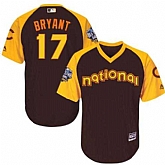 Youth Chicago Cubs #17 Kris Bryant Brown 2016 All Star National League Stitched Baseball Jersey,baseball caps,new era cap wholesale,wholesale hats
