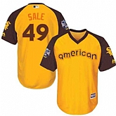Youth Chicago White Sox #49 Chris Sale Gold 2016 All Star American League Stitched Baseball Jersey,baseball caps,new era cap wholesale,wholesale hats
