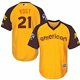 Youth Oakland Athletics #21 Stephen Vogt Gold 2016 All Star American League Stitched Baseball Jersey,baseball caps,new era cap wholesale,wholesale hats