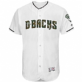 Arizona Diamondbacks Blank White Flexbase Collection 2016 Memorial Day Stitched Baseball Jersey Jiasu,baseball caps,new era cap wholesale,wholesale hats