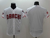 Arizona Diamondbacks Customized Men's White USA Independence Day 2016 Flexbase Collection Stitched Jersey,baseball caps,new era cap wholesale,wholesale hats