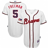 Atlanta Braves #5 Freddie Freeman White 2016 Fashion Stars & Stripes Flexbase Stitched Baseball Jersey Jiasu,baseball caps,new era cap wholesale,wholesale hats