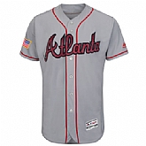 Atlanta Braves Blank Gray 2016 Fashion Stars & Stripes Flexbase Stitched Baseball Jersey Jiasu,baseball caps,new era cap wholesale,wholesale hats