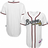 Atlanta Braves Blank White Camo Cool Base Stitched Baseball Jersey Jiasu,baseball caps,new era cap wholesale,wholesale hats