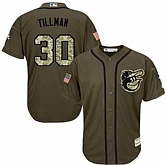 Baltimore Orioles #30 Chris Tillman Green Salute to Service Stitched Baseball Jersey Jiasu,baseball caps,new era cap wholesale,wholesale hats