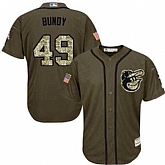 Baltimore Orioles #49 Dylan Bundy Green Salute to Service Stitched Baseball Jersey Jiasu,baseball caps,new era cap wholesale,wholesale hats