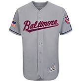 Baltimore Orioles Blank Gray 2016 Fashion Stars & Stripes Flexbase Stitched Baseball Jersey Jiasu,baseball caps,new era cap wholesale,wholesale hats