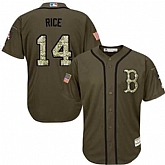 Boston Red Sox #14 Jim Rice Green Salute to Service Stitched Baseball Jersey Jiasu,baseball caps,new era cap wholesale,wholesale hats
