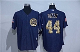 Chicago Cubs #44 Anthony Rizzo Denim Blue Camo Stitched Baseball Jersey,baseball caps,new era cap wholesale,wholesale hats