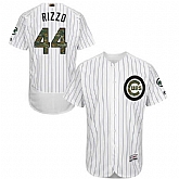Chicago Cubs #44 Anthony Rizzo White (Blue Strip) Camo Flexbase Collection Stitched Jersey Jiasu,baseball caps,new era cap wholesale,wholesale hats