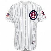Chicago Cubs Blank White 2016 Fashion Stars & Stripes Flexbase Stitched Baseball Jersey Jiasu,baseball caps,new era cap wholesale,wholesale hats