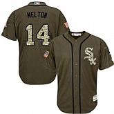 Chicago White Sox #14 Bill Melton Green Salute to Service Stitched Baseball Jersey Jiasu,baseball caps,new era cap wholesale,wholesale hats