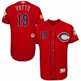 Cincinnati Reds #19 Joey Votto Scarlet 2016 Fashion Stars & Stripes Flexbase Stitched Baseball Jersey Jiasu,baseball caps,new era cap wholesale,wholesale hats