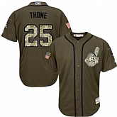 Cleveland Indians #25 Jim Thome Green Salute to Service Stitched Baseball Jersey Jiasu,baseball caps,new era cap wholesale,wholesale hats
