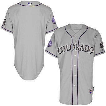 Colorado Rockies Customized Gray Camo Cool Base Stitched Baseball Jersey