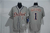 Detroit Tigers #1 Jose Iglesias Gray 2016 Flexbase Collection Stitched Baseball Jersey,baseball caps,new era cap wholesale,wholesale hats