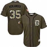 Detroit Tigers #35 Justin Verlander Green Salute to Service Stitched Baseball Jersey Jiasu,baseball caps,new era cap wholesale,wholesale hats
