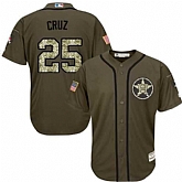 Houston Astros #25 Jose Cruz Green Salute to Service Stitched Baseball Jersey Jiasu,baseball caps,new era cap wholesale,wholesale hats