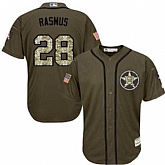 Houston Astros #28 Colby Rasmus Green Salute to Service Stitched Baseball Jersey Jiasu,baseball caps,new era cap wholesale,wholesale hats