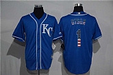 Kansas City Royals #1 Jarrod Dyson Blue USA Flag Fashion Stitched Baseball Jersey,baseball caps,new era cap wholesale,wholesale hats