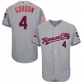 Kansas City Royals #4 Alex Gordon Gray 2016 Fashion Stars & Stripes Flexbase Stitched Baseball Jersey Jiasu,baseball caps,new era cap wholesale,wholesale hats