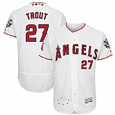 Los Angeles Angels Of Anaheim #27 Mike Trout White 2016 All Star Flexbase Collection Signature Stitched Jersey Jiasu,baseball caps,new era cap wholesale,wholesale hats