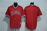 Los Angeles Angels Of Anaheim Blank Red New Cool Base Stitched Baseball Jersey,baseball caps,new era cap wholesale,wholesale hats