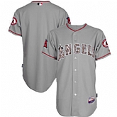 Los Angeles Angels of Anaheim Blank Gray Camo Cool Base Stitched Baseball Jersey Jiasu,baseball caps,new era cap wholesale,wholesale hats