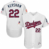 Los Angeles Dodgers #22 Clayton Kershaw White 2016 Fashion Stars & Stripes Flexbase Stitched Baseball Jersey Jiasu,baseball caps,new era cap wholesale,wholesale hats