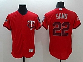 Minnesota Twins #22 Miguel Sano Red USA Independence Day 2016 Flexbase Collection Stitched Jersey,baseball caps,new era cap wholesale,wholesale hats