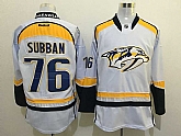 Nashville Predators #76 Subban White Stitched NHL Jersey,baseball caps,new era cap wholesale,wholesale hats