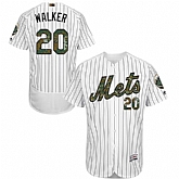 New York Mets #20 Neil Walker White(Blue Strip) Flexbase Collection 2016 Memorial Day Stitched Baseball Jersey Jiasu,baseball caps,new era cap wholesale,wholesale hats